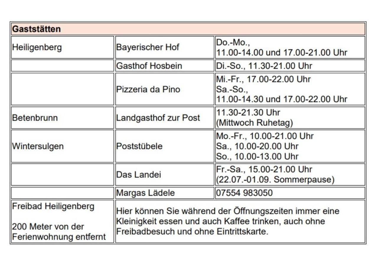 Ferienwohnung Am Schloss Heiligenberg Luaran gambar