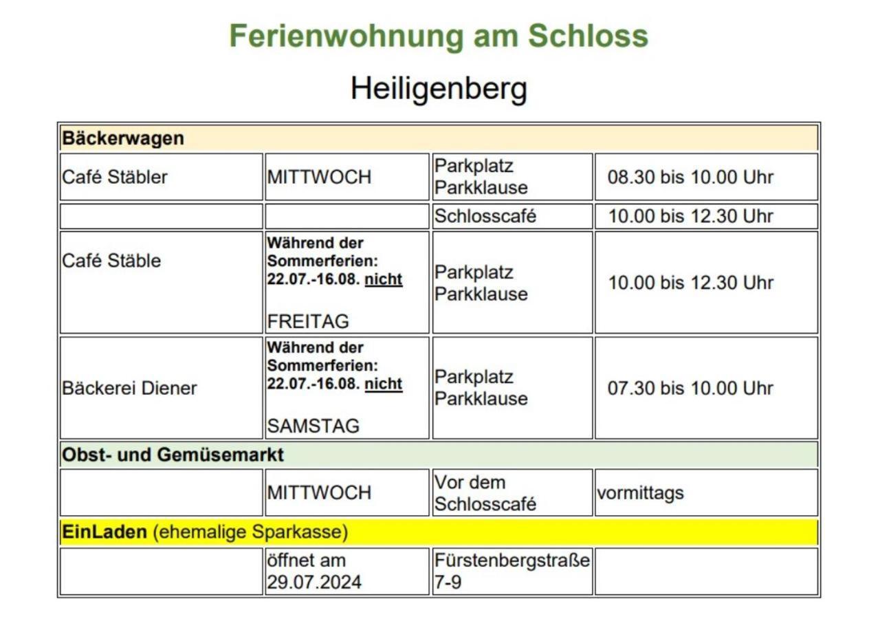 Ferienwohnung Am Schloss Heiligenberg Luaran gambar